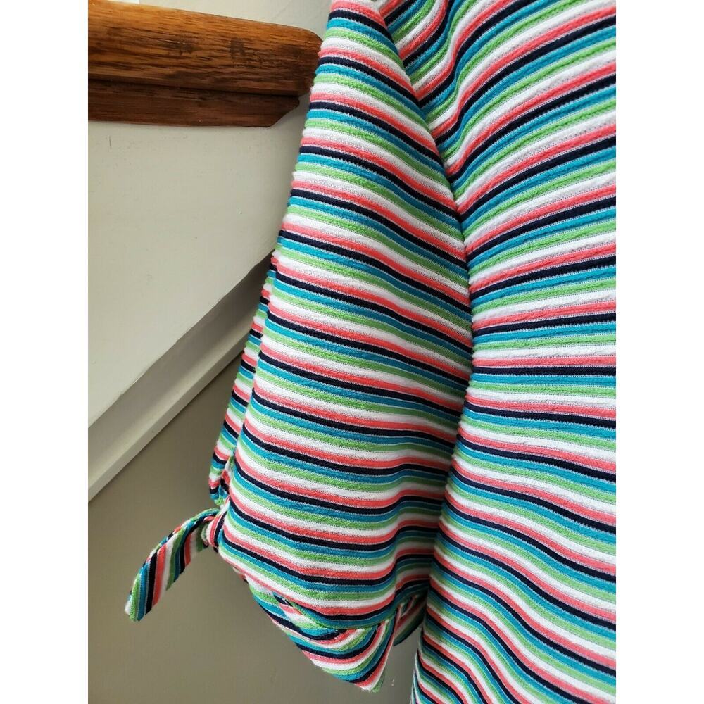 Ruby Rd Women's Multicolor Striped Polyester Roun… - image 5